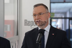 Prezydent Andrzej Duda w Małopolskim Centrum Rehabilitacji